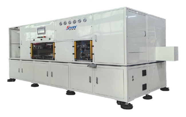 玻纖板手機后蓋熱彎成型全自動生產(chǎn)線